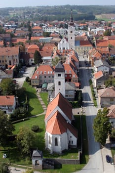 Church of the Holy Cross in Krizevci, Croatia