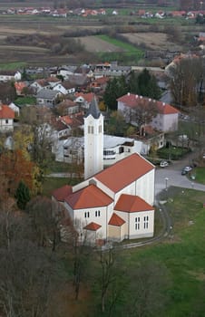 Parish Church of St. John of Nepomuk in Glina, Croatia