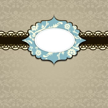 Template greeting card, vector illustration, eps10