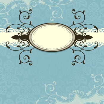 Template greeting card, vector illustration, eps10