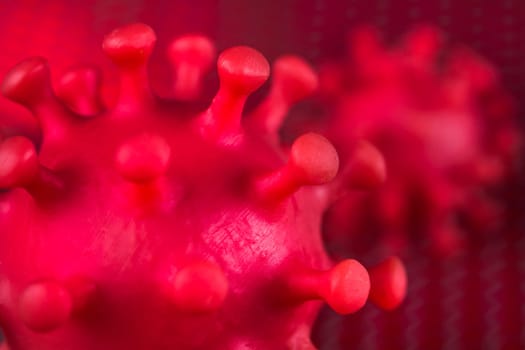 Virus cells in infected, Pandemic medical health