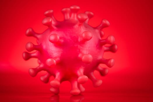 Virus cells in infected, Pandemic medical health