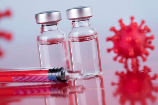 Coronavirus, vaccine, Healthcare cure concept
