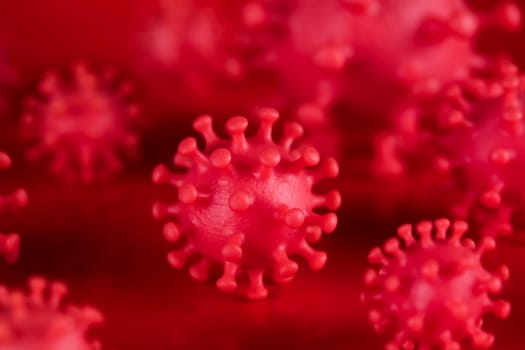 Virus cells in infected, Pandemic medical health
