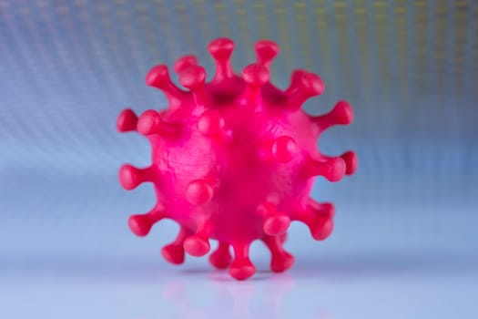 Virus cells, epidemic coronavirus background