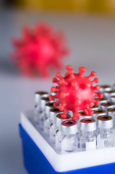Virus close up, SARS, coronavirus pandemic background