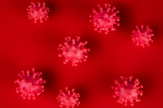 Virus close up, coronavirus concept
