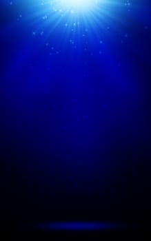Headlight blue background