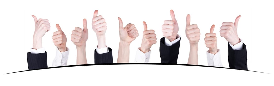 thumbs up business man