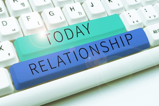 Hand writing sign Relationship, Business overview Developing business growth success process and teamwork