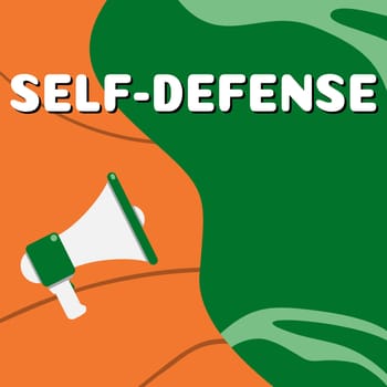 Inspiration showing sign Self Defense, Business idea the act of defending one's person when physically attacked