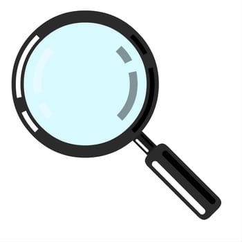 Magnifying glass - Discovery, research, search, analysis concept
