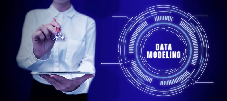Writing displaying text Data Modeling, Business idea process of transferring data between data storage systems