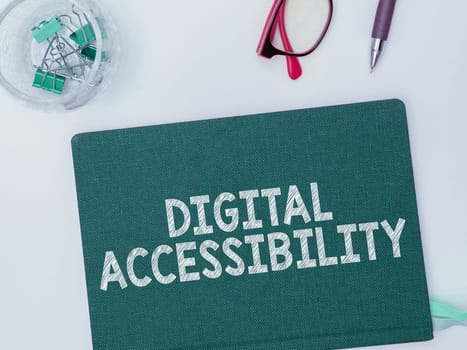 Conceptual display Digital Accessibility, Internet Concept electronic technology that generates stores and processes data