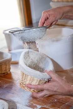 Preparation of banners for the bread factory