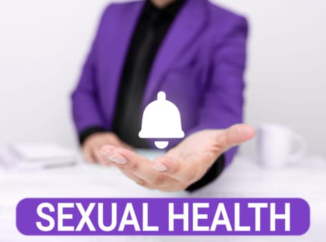 Hand writing sign Sexual Health, Business approach Healthier body Satisfying Sexual life Positive relationships