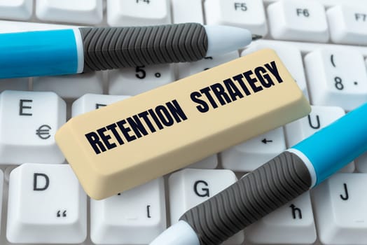 Conceptual display Retention Strategy, Internet Concept activities to reduce employee turnover and attrition