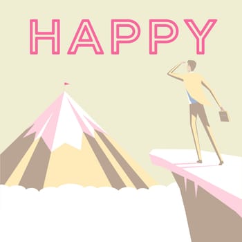 Inspiration showing sign Happy, Internet Concept Feeling or showing pleasure contentment about something person