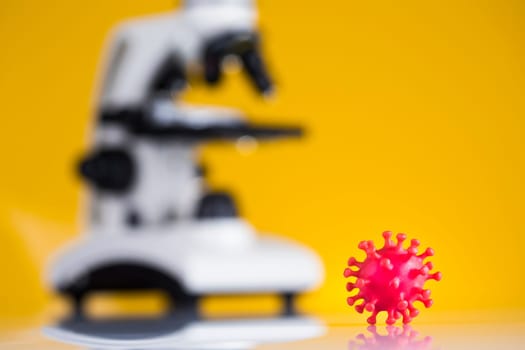 Virus close up, SARS, coronavirus pandemic background