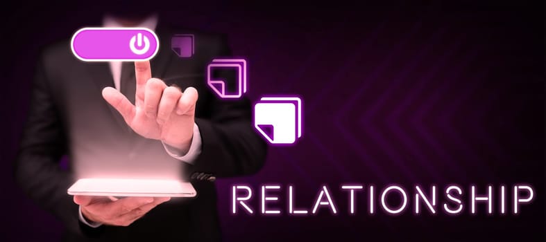 Inspiration showing sign Relationship, Business idea Developing business growth success process and teamwork