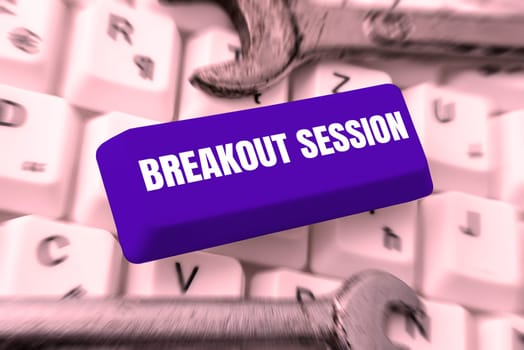 Conceptual display Breakout Session, Conceptual photo workshop discussion or presentation on specific topic