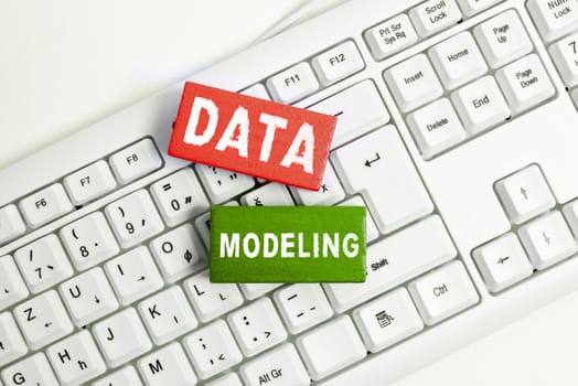 Handwriting text Data Modeling, Business showcase process of transferring data between data storage systems