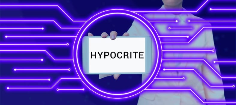 Writing displaying text Hypocrite, Business overview Medical condition in which blood pressure is extremely high