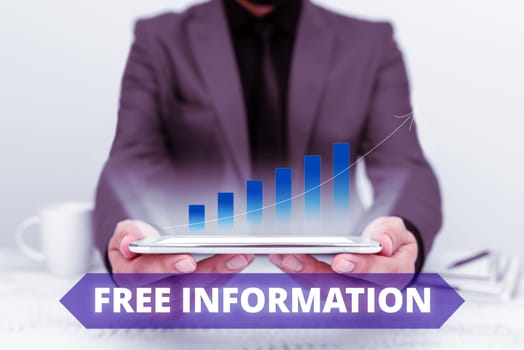Conceptual display Free Information, Internet Concept knowledge obtained from investigation, study, or instruction free of charge
