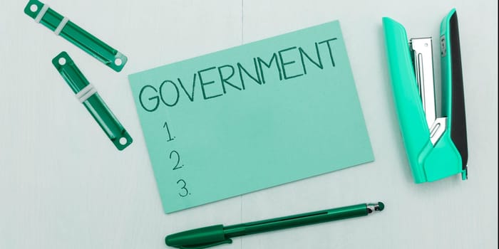 Conceptual caption Government, Business concept Group of people with authority to govern country state company