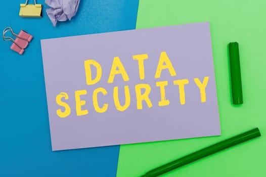 Handwriting text Data Security, Concept meaning Confidentiality Disk Encryption Backups Password Shielding
