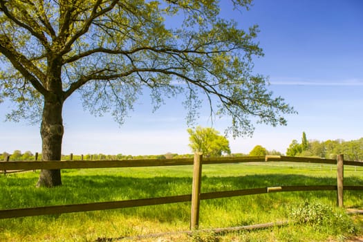 German countryside landscape, Lower Rhine Region