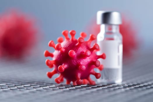 Virus close up, SARS, coronavirus pandemic background
