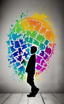 World autism awareness day concept