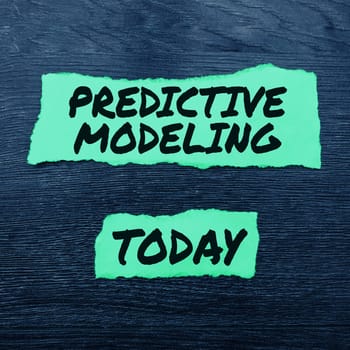 Inspiration showing sign Predictive Modeling, Business showcase maintenance strategy driven by predictive analytics