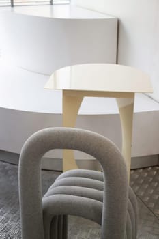 Customer seat in coffee shop, stock photo