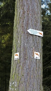 Signpost Marderweg Alverdissen