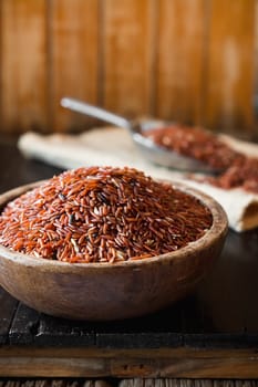 brown rice (jasmine rice) healthy food of thailand
