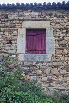 Watermill facilties of Sotofermoso Palace, 16th century remains building. Abadia, Caceres, Spain