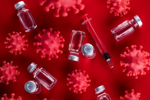 Coronavirus, vaccine, Healthcare cure concept