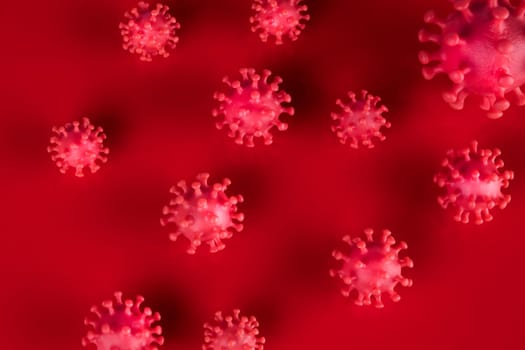 Virus close up, coronavirus concept