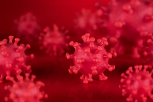 Virus cells in infected, Pandemic medical health