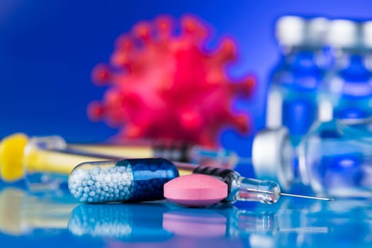 Pandemic medical health risk concept, corona virus