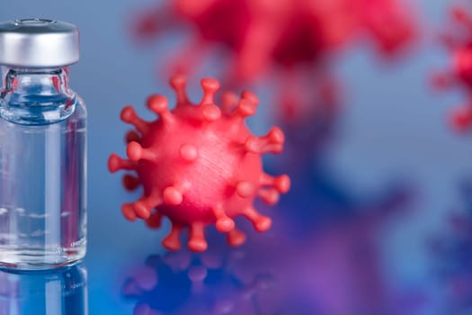 Virus close up, SARS, coronavirus pandemic background