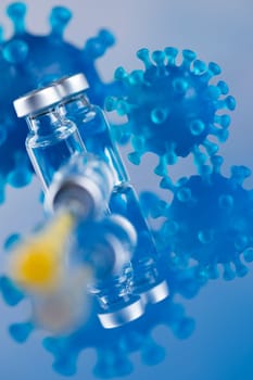 Coronavirus, vaccine, Healthcare cure concept