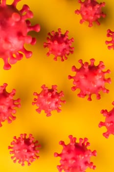 Virus close up, coronavirus concept