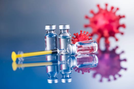 Viruses cells in infected, Pandemic medical health