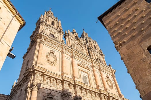 Building of the Royal College of the Holy Spirit of the Society of Jesus, called La Clerencia (Salamanca, Spain).