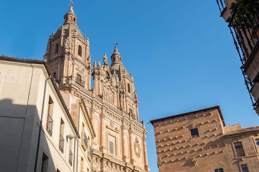 Building of the Royal College of the Holy Spirit of the Society of Jesus, called La Clerencia (Salamanca, Spain).