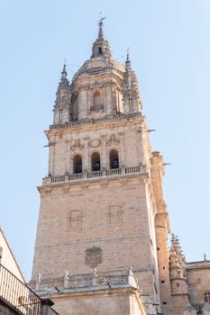 Photo detail of part of the Salamanca catedral in Spain