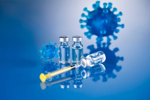 Viruses cells in infected, Pandemic medical health